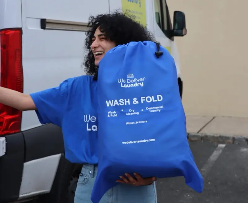 Laundry pickup and delivery service