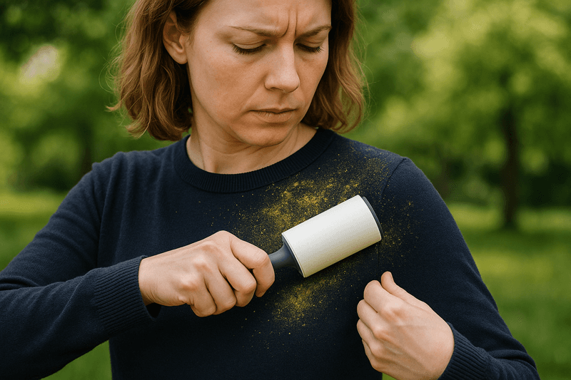 How to Remove Pollen and Spring Allergens from Clothes