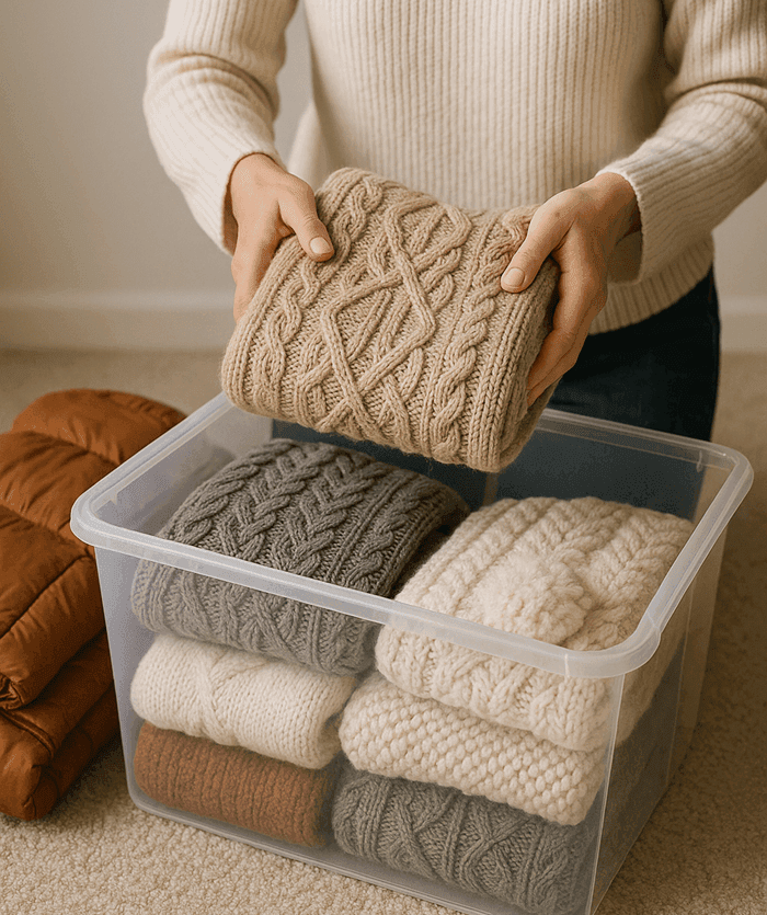 How to Store Winter Clothes and Prep Spring Outfits